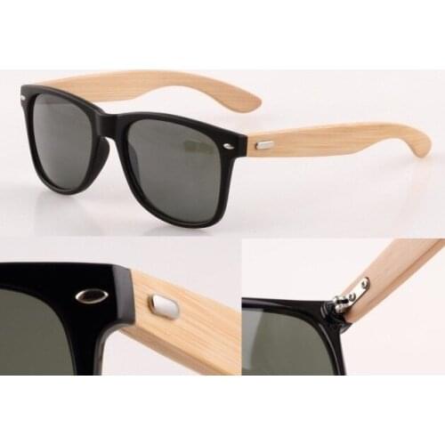 Bamboo sunglass oculos gafas de sol men women sun glasses ourdoor vintage new in 2015 summer drive cool wooden glasses eyewear