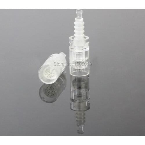 Big discount 100pcs digital permanent makeup Electric Stamp Derma Pen meso micro needles 9/12/36/42 pin free DHL