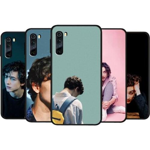 Vip Timothee Chalamet Cellphone Case For Xiaomi Redmi 4X 5 Plus 6 6A 7 7A 8 8A 9 Note 4 8 T 9 Pro Shell Coque