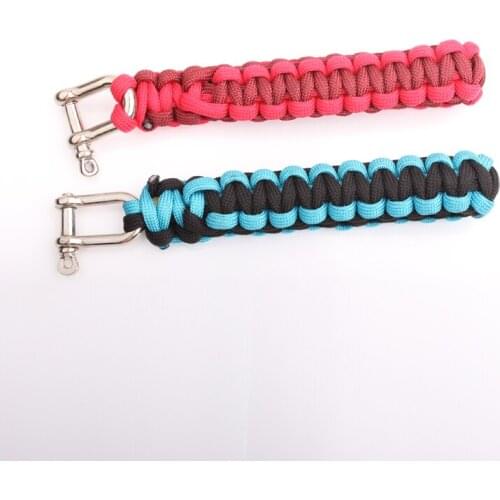 Double Paracord 550 Survival Bracelet with Plastic Buckle for Hiking Camping survival equipment