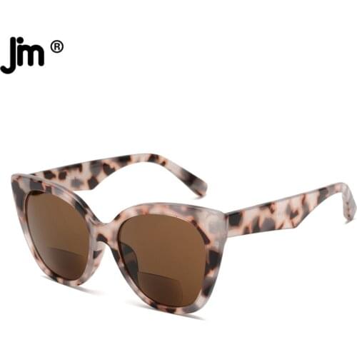 2021 JM Vintage Bifocal Sunglasses Reading Glasses for Women Cat Eye Eyeglasses