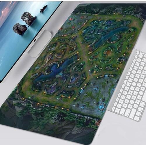 League of Legends Mousepad 90x30 Kawaii Gaming Accessories Non-slip Mouse Pad Gamer XXL Mausepad Keyboard Mat Tapis De Souris