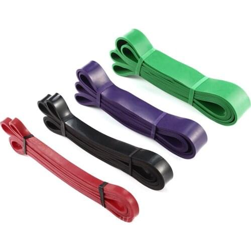 Set of 4 Latex Crossfit resistance bands Expander fitness body gym power training powerlifting Assist Bands