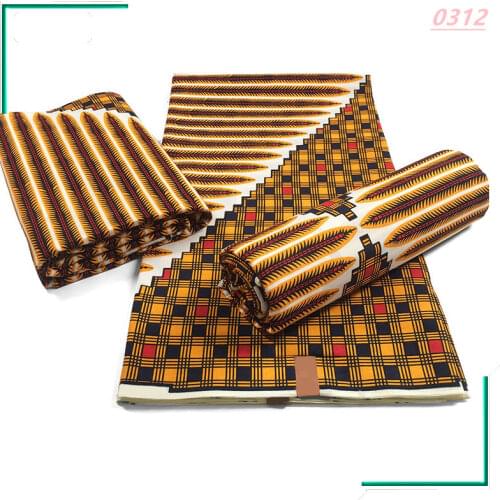 100% cotton high quality tissu 6yards Ankara African prints batik pagne real wax fabric African style xx03