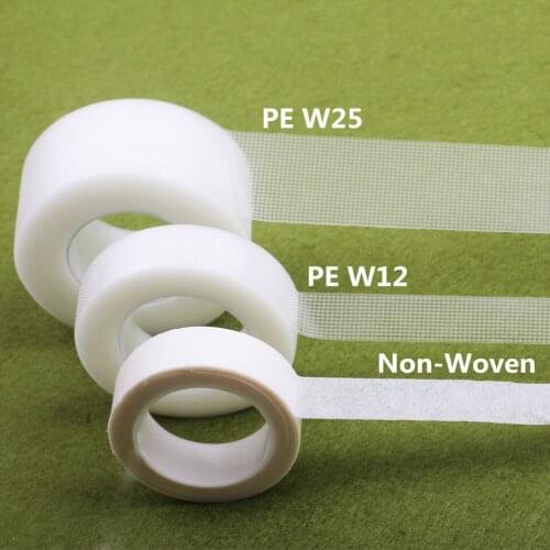 Lint Free Eyelash Extension Medical Tapes Holder PE Non-woven Breathable Tape Wraps Under Eye Pads Patch Adhesive Sticker Tools