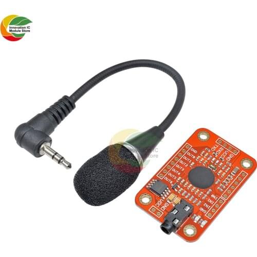 Speed Recognition Voice Recognition V3 Module Compatible Board for Arduino Support 80 Kinds of Voice High Accuracy Microphone