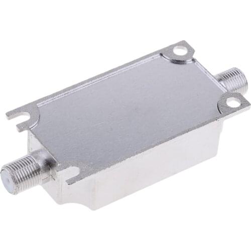Satellite Signal Booster 20Db Gain Inline er 950-2150MHZ For RG6 Cables