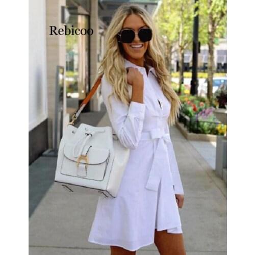 Spring Autumn England Casual Patchwork Turn Down Collar Buttons Lapel V-Shirt Sexy Long Sleeve Shirt S-XL White