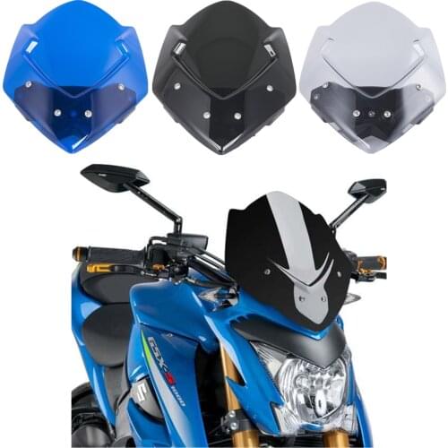 For Suzuki GSXS1000 GSXS GSX-S 1000 2016-2021 2017 2018 Windshield Windscreen Wind Deflectors Protector with Mounting Bracket