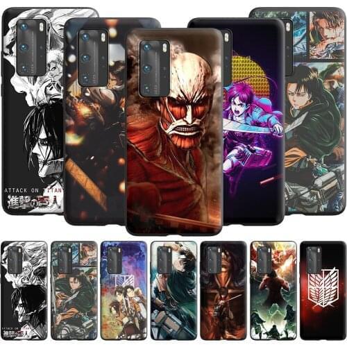 Attack On Titan Anime Japan Case for Huawei P10 Lite P20 P30 P Smart 2021 Z P40 Pro