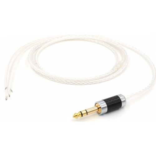 1.2M Silver braided wire DIY headphone wire OCC headphone cable upgrade fever