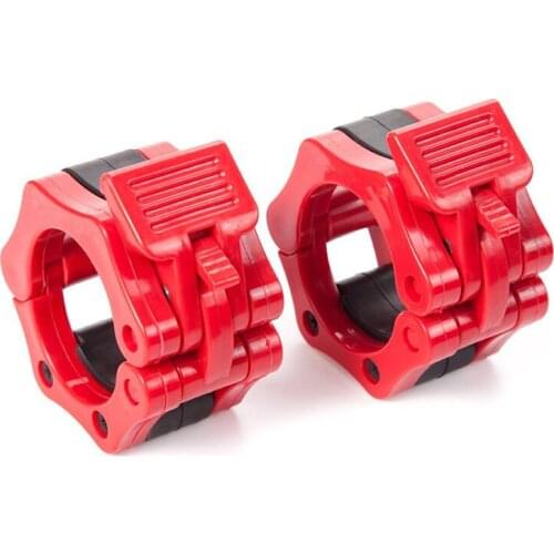 2pcs Olympic Spinlock Collars Barbell Dumbell Clip Clamp Weight Bar Lock Fitness Gym Dumbbell Fitness Body Building Hot