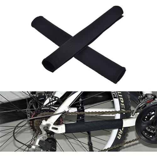 2PCS Cycling Bicycle Bike Frame Chain stay Protector Guard Nylon Pad Cover Wrap