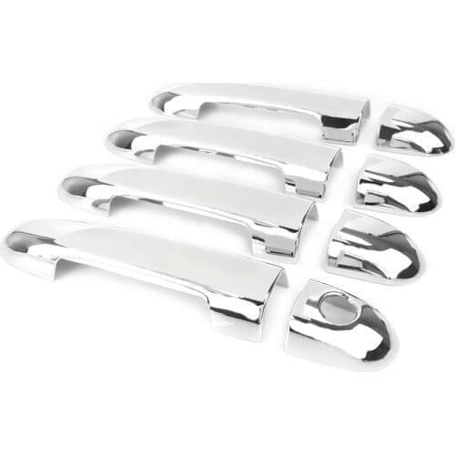 8Pcs/SEt Chrome Car Door Handle Cover Trim ABS For KIA Forte Cerato 2010 2011 2012