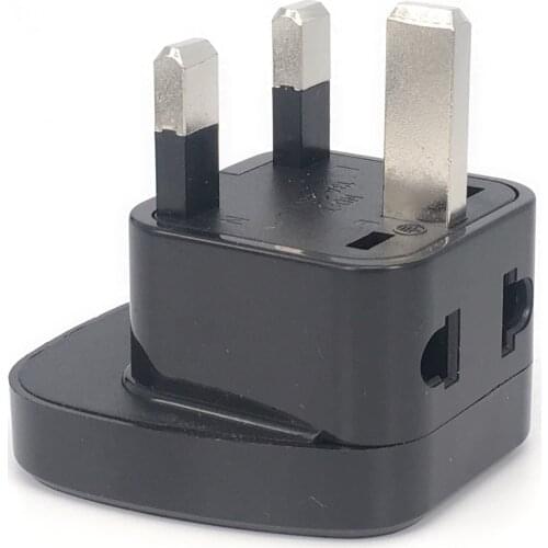UK Travel Adapter With Safety Shutter (Type G), US/AU/EU to Singapore Malaysia British Hongkong Conversion Plug