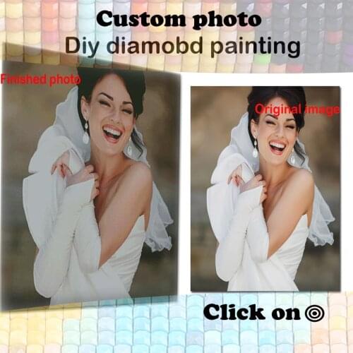 Photo Custom Diamond Painting Cross Stitch Full Square Picture of Rhinestone DIY Diamond Mosaic Diamond Embroidery Sale