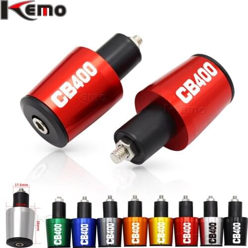 For Honda CB400 CB 400 Motorcycle 7/8''22mm CNC Aluminum Handlebar Grips Handle Bar Cap End Plugs