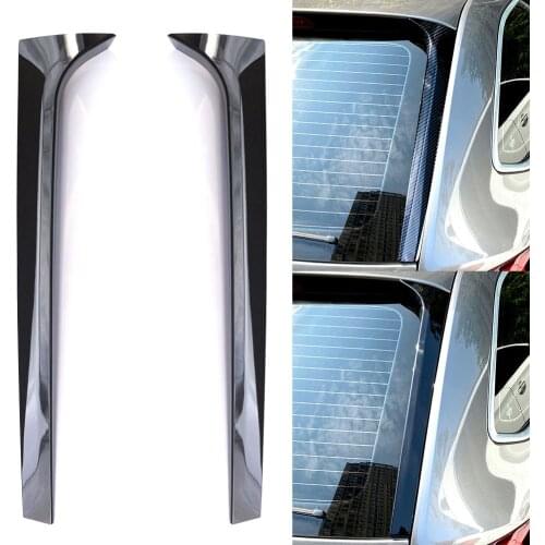 Rear Window Side Spoiler ABS Plastic for Skoda Octavia Estate 2014-2019 Carbon Fiber Look Auto Replacement Parts Supplies