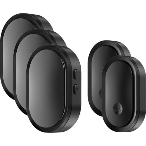 CACAZI Smart Wireless Doorbell Waterproof Touch Button 2 Button 3 Receiver 300M Range Home Security Door Call Bell 36 Ring