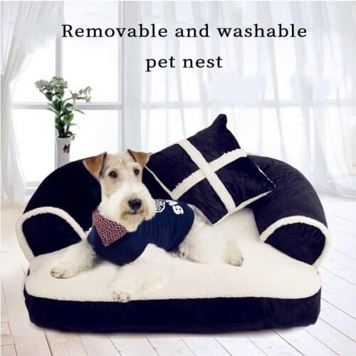 Pet House Four Seasons Dog House Dog Sofa Removable And Washable Pet Products Teddy Golden Retriever Pet House Dog Cat House