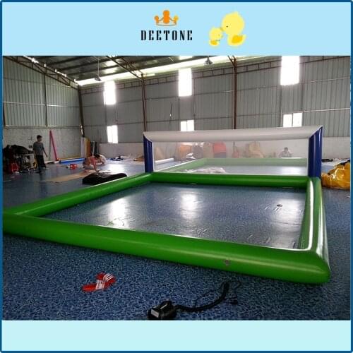 Hot summer water sports water games inflatable volleyball court