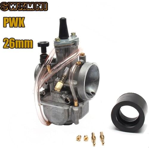 Motorcycle PWK 26mm Carburetor with Power Jet for Yamaha Honda Suzuki 2 Stroke Engine ATV UTV Pit Bike