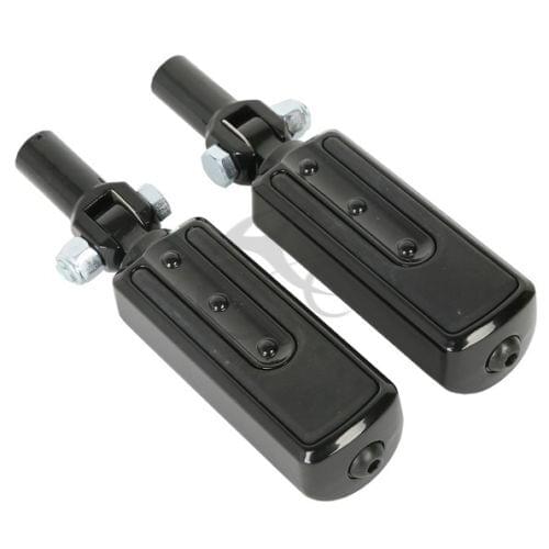 Pegs Support Mounts + Skidproof FootPegs Footrest For Harley Softail 2000-Later