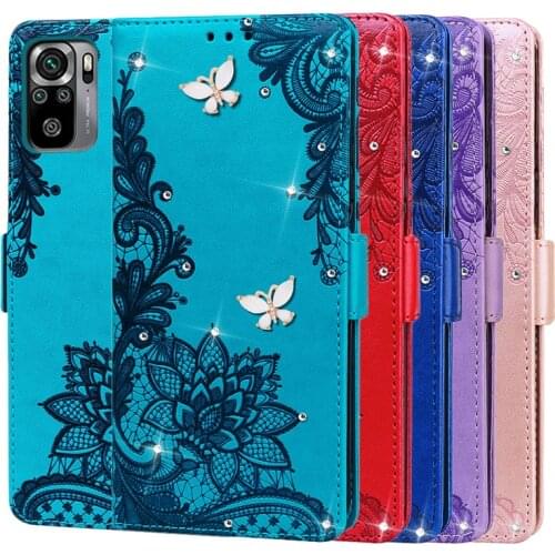 Leather Flip Case For Redmi Note 10 10S 9 8 Pro Redmi 9A 9C Case 3D Embossed Case For Xiaomi Poco X3 NFC M3 F3 Wallet Phone Case