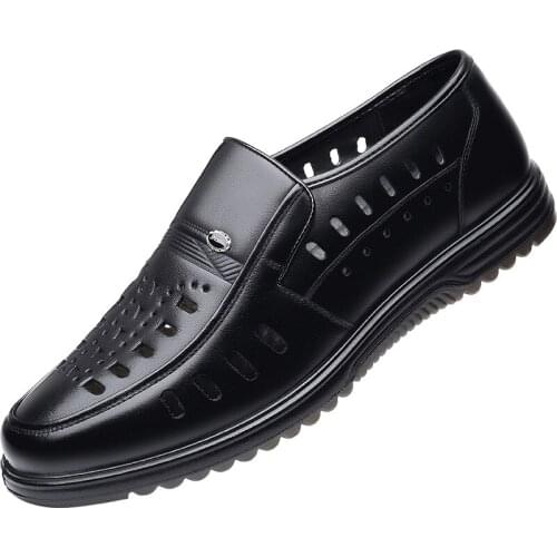 Luxury Brand Loafers Summer Shoes Men Black Leather Casual Shoes Man Brown Slip on Shoes Men Zapatillas Hombre Chaussure Homme