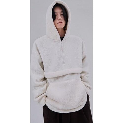 Mens sweater big size fashion brand loose and fat plus big lamb cashmere mens autumn and winter oversize coat