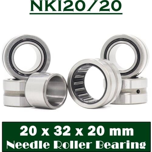 NKI20/20 Bearing 20*32*20 mm ( 5 PC ) Solid Collar Needle Roller Bearings With Inner Ring NKI 20/20 Bearing
