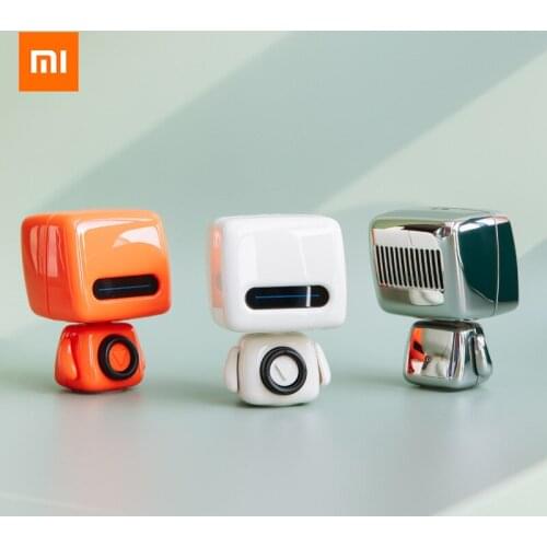2021 New Xiaomi 3life Creative Robot Bluetooth Speaker Cute Portable Small Cannon Wireless Mini Speaker сяоми sound