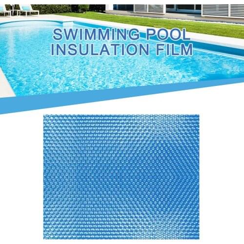 Pool Cover Rectangle Solar Tarpaulin Swimming Pool Protection Cover Heat Insulation Film For Indoor Outdoor Pool Accessories