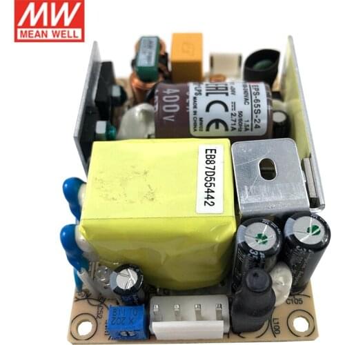 MEAN WELL EPS-65S-48 65W 48V Industrial Open Frame Switching Power Supply 110V/220VAC to 48V DC 1.36A PCB power unit PSU