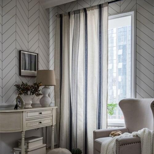 Qmang Decor Cotton Curtains For Windows