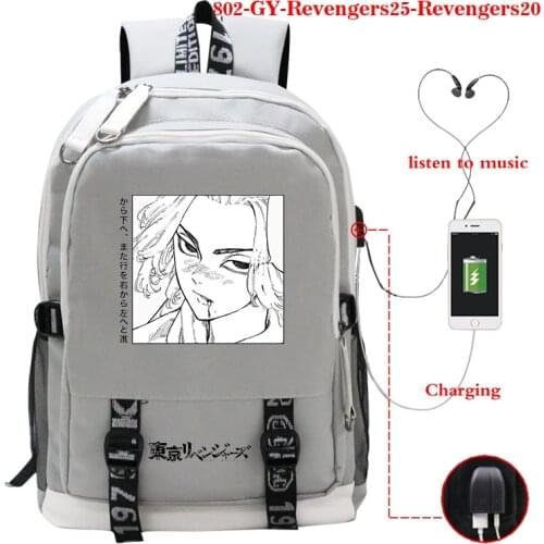 Mochila Tokyo Revengers Anime Print Backpack Women Sac A Dos School Bags for Teenage Girls Bookbag Mujer Hombre Rucksack Bagpack