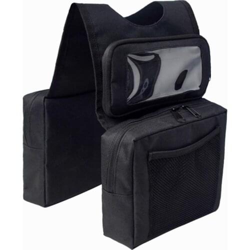 Universal Motorcycle Waterproof Saddle Bag with Phone Touch Rack Bag Travel Bags Suitcase Saddlebags for Snowmobiles ATV Bags
