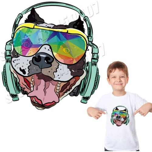 Funny Stickers Music Design Personalized Household Handmade Patches Thermal Transfer Iron On Printed Style Parches