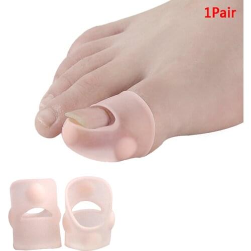1Pair Toe Separator Stretchers Bunion Protector Silicone Feet Care Hallux Valgus Pro Bunion Corrector