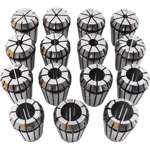 15PCS/Set (2-16mm) ER25 ER Spring Collet Chuck for CNC Engraving Machine Milling Lathe Tool Holder