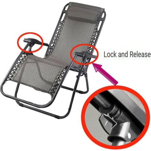 2pcs/lot Fixed catch Lock For Most Zero gravity foldable reclining camping beach chair