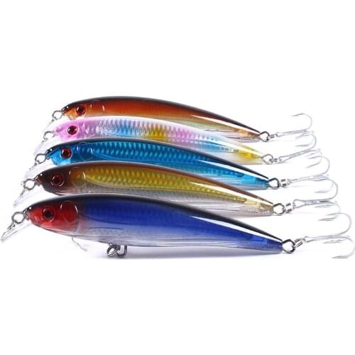 5PCS Minnow Fishing Lures 16cm 42g Deep Diving Long shot Hard Crankabits Wobblers Quality Hooks Fishing Tackle