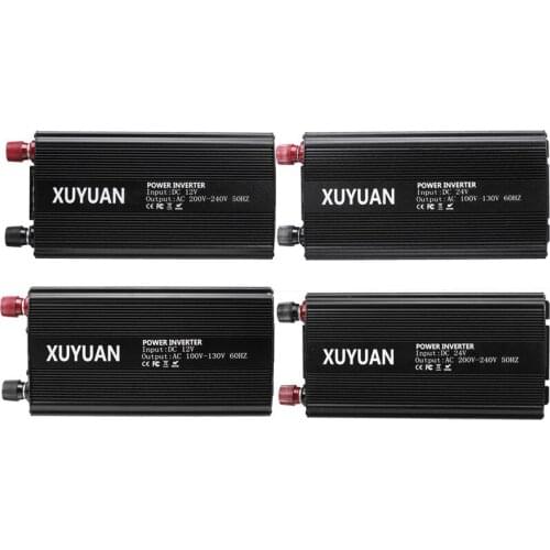 7000W Solar Inverter DC 12V/24V To AC 110/220 Voltage Dual LED Display Car Adapter Charge Converter Modified Sine Wave Inverter