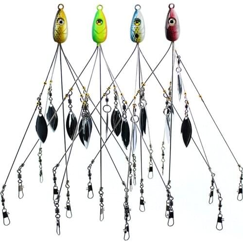 Alabama Umbrella Fishing Rig Lure 21.5cm 18g Fishing Lure Stainless Snap Swivel Spinner Sea Fishing Peche Tackle Pesca Leurre