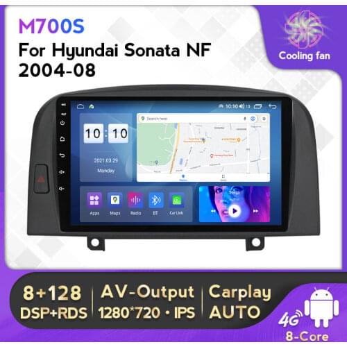 IPS 6G+128G For Hyundai SONATA NF 2004-2007 Car Radio Multimedia Video Player Navigation Android 10 No 2DIN DVD Carplay AUTO