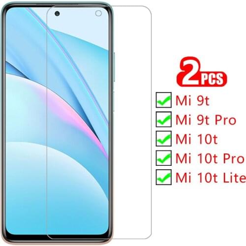 Case for xiaomi mi 9t 10t pro lite 5g cover screen protector tempered glass on xiomi 9 10 t t9 t10 light protective phone coque