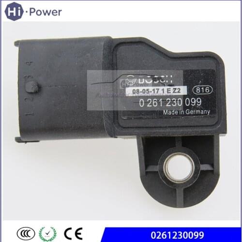 Map sensor 0261230099 Fits For BYD CHEVROLET FORD MERCEDES BENZ OPEL VAUXHALL Intake Pressure Sensor