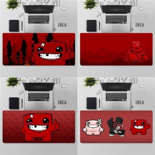 Gaming Mouse Pad Large Mouse Pad PC Gamer Computer Mouse Mat Big Mousepad Keyboard Desk Mat XXL Carpet Super Meat Boy Mause Pad