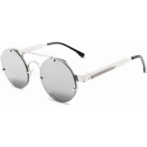 Bohosco Classic Round Metal Frame Lens Polarized Sunglasses Traveling Women Men Driving Soloar Sun Glasses Eyewear