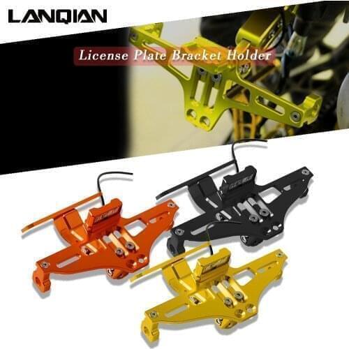 For Yamaha Motorcycle License Plate Bracket Holder VMAX YZF R1 R1M R1S YZFR6 FAZER600 FZ6S FZ6N MT03 MT25 FAZER600 FZ6 S R N